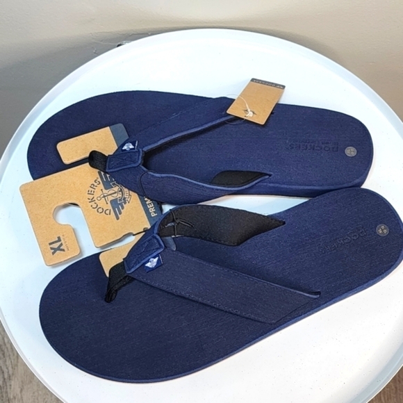 DOCKERS Men's Premium Flip Flop Sandals Size XL 12-13 - Picture 3 of 9